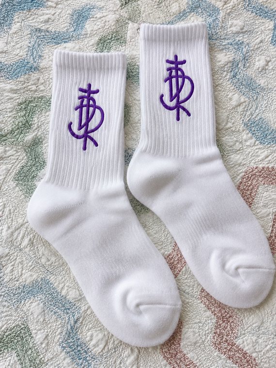 A Rise Above Socks - Purple, A Rise Above socks